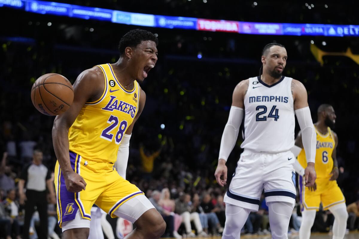 Saint at the Memphis Grizzlies vs LA Lakers game - April 24 - He