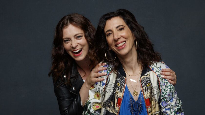 "Crazy Ex-Girlfriend" co-creators Rachel Bloom, left, and Aline Brosh-McKenna, pictured at last year's Comic-Con, discuss the show's series finale that aired Friday.