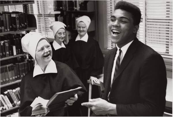 Sisters laughing at Nazareth College in Louisville, 1963.