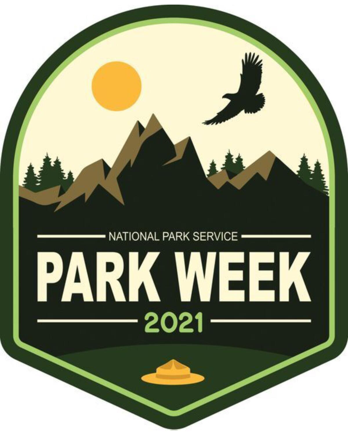 National Park Week logo.