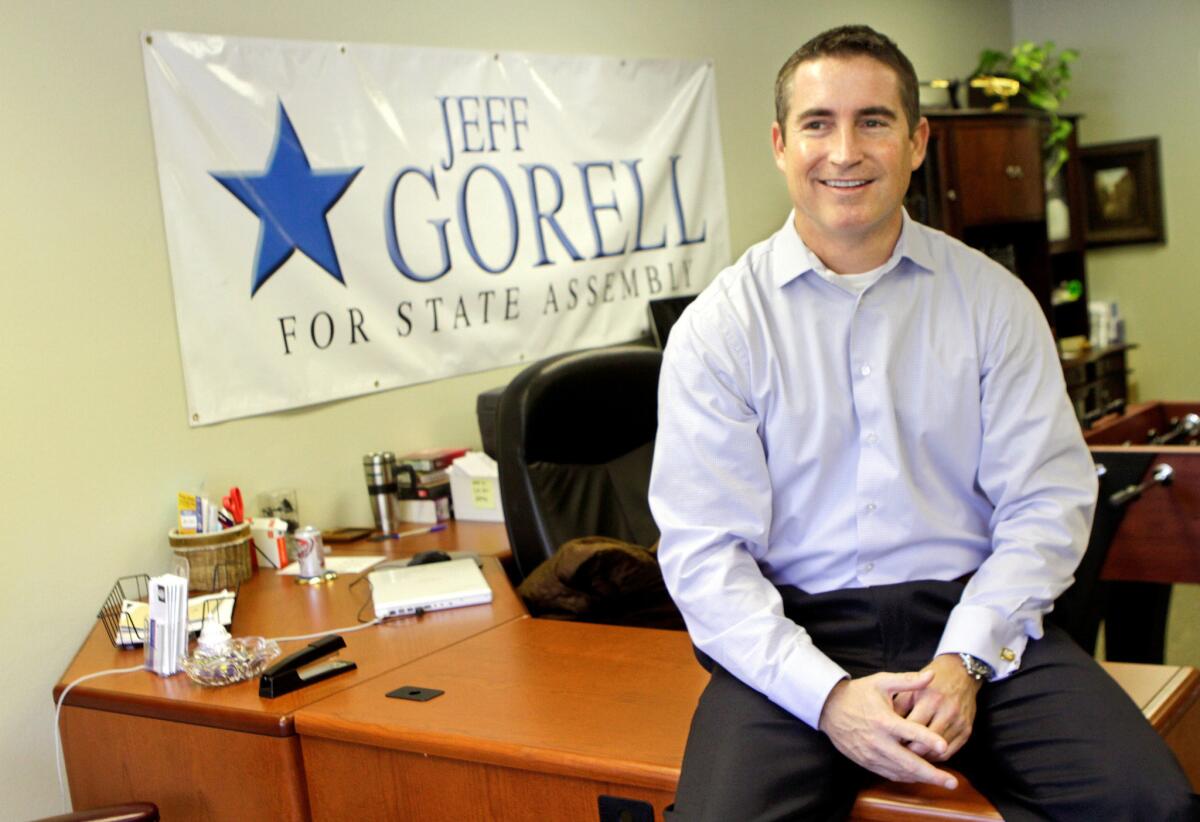 Democrats have launched an online ad slamming Assemblyman Jeff Gorell (R-Camarillo), who is now running for Congress.