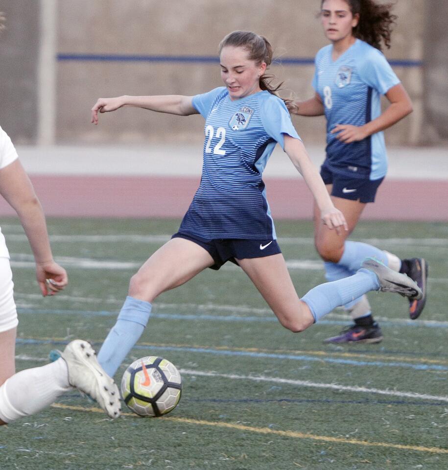 Photo Gallery: Crescenta Valley vs. Flintridge Sacred Heart Academy girls' soccer