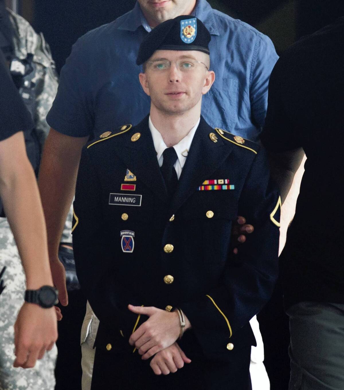 Army Pfc. Bradley Manning could face a maximum of 90 years in prison, with no possibility of parole for 30 years. The judge in his court-martial will begin considering the matter Tuesday.