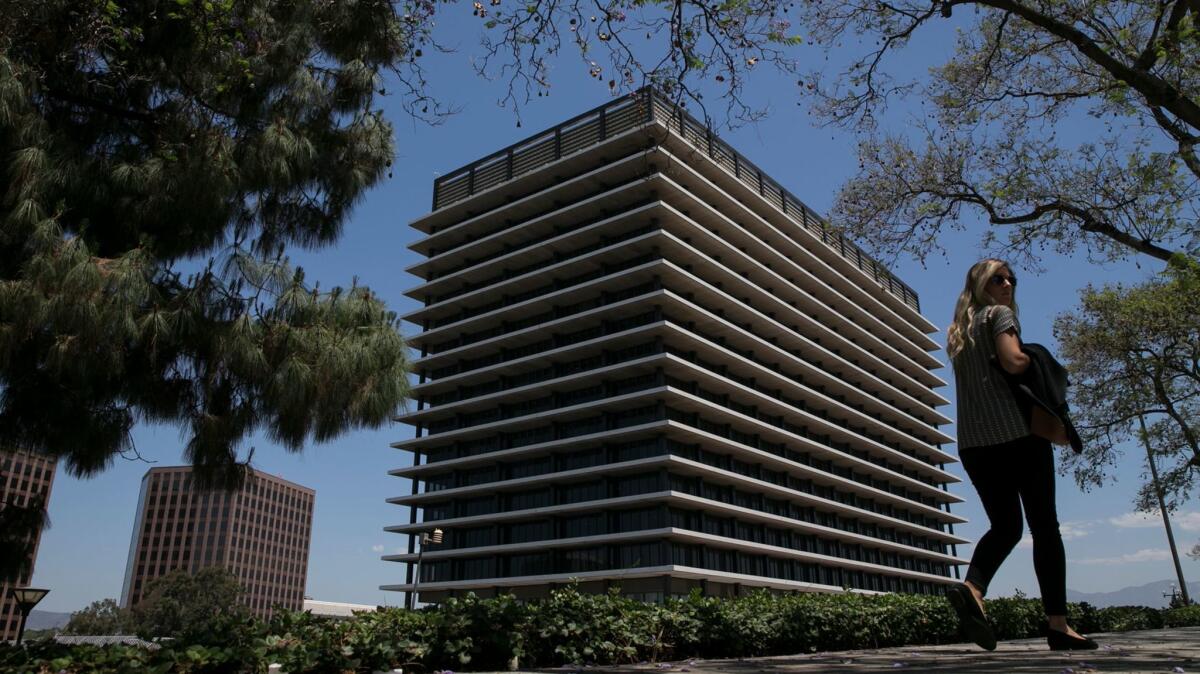 The Los Angeles Department of Water and Power building.