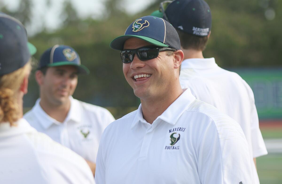 LCC football coach Sean Sovacool