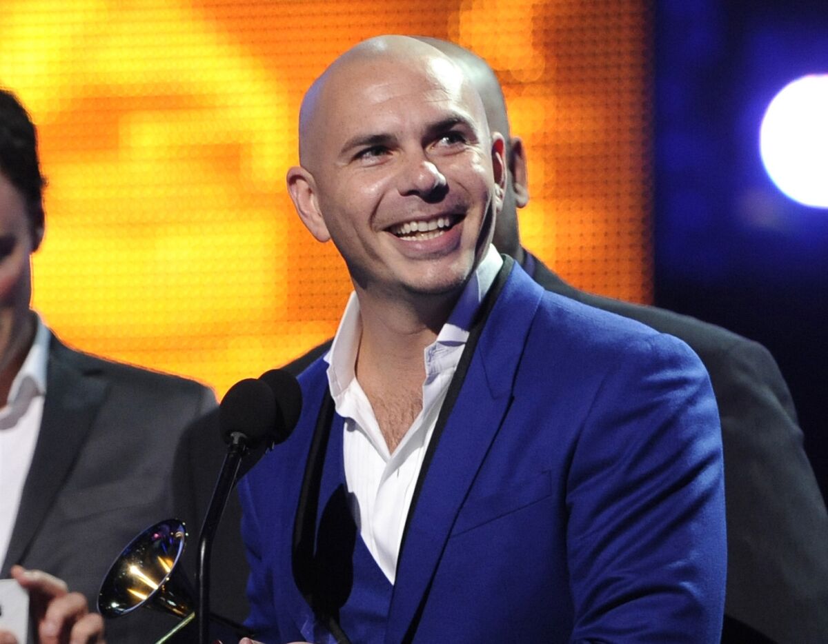 Cuban rapper Pitbull is one of the recipients of the inaugural Icon Award given out by the Streamy Awards.