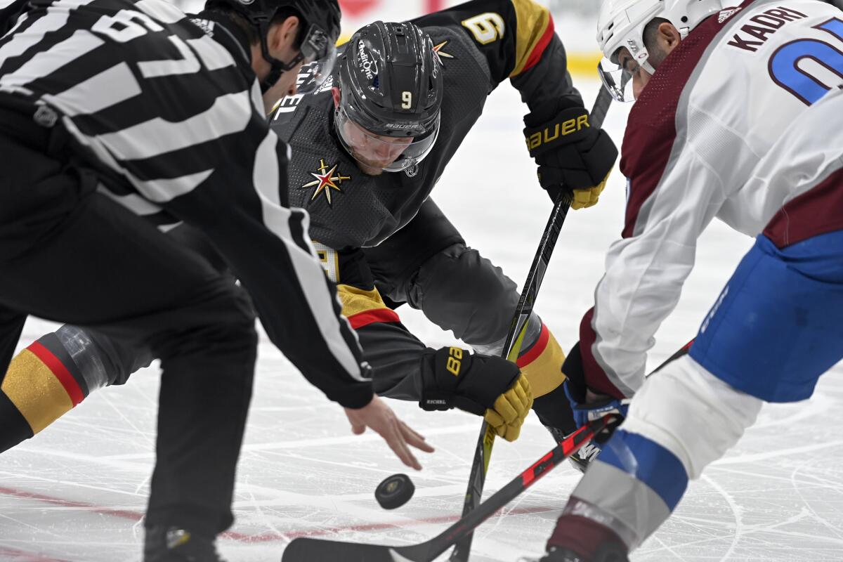 Jack Eichel makes Golden Knights' debut in loss to Colorado Avalanche, Golden  Knights