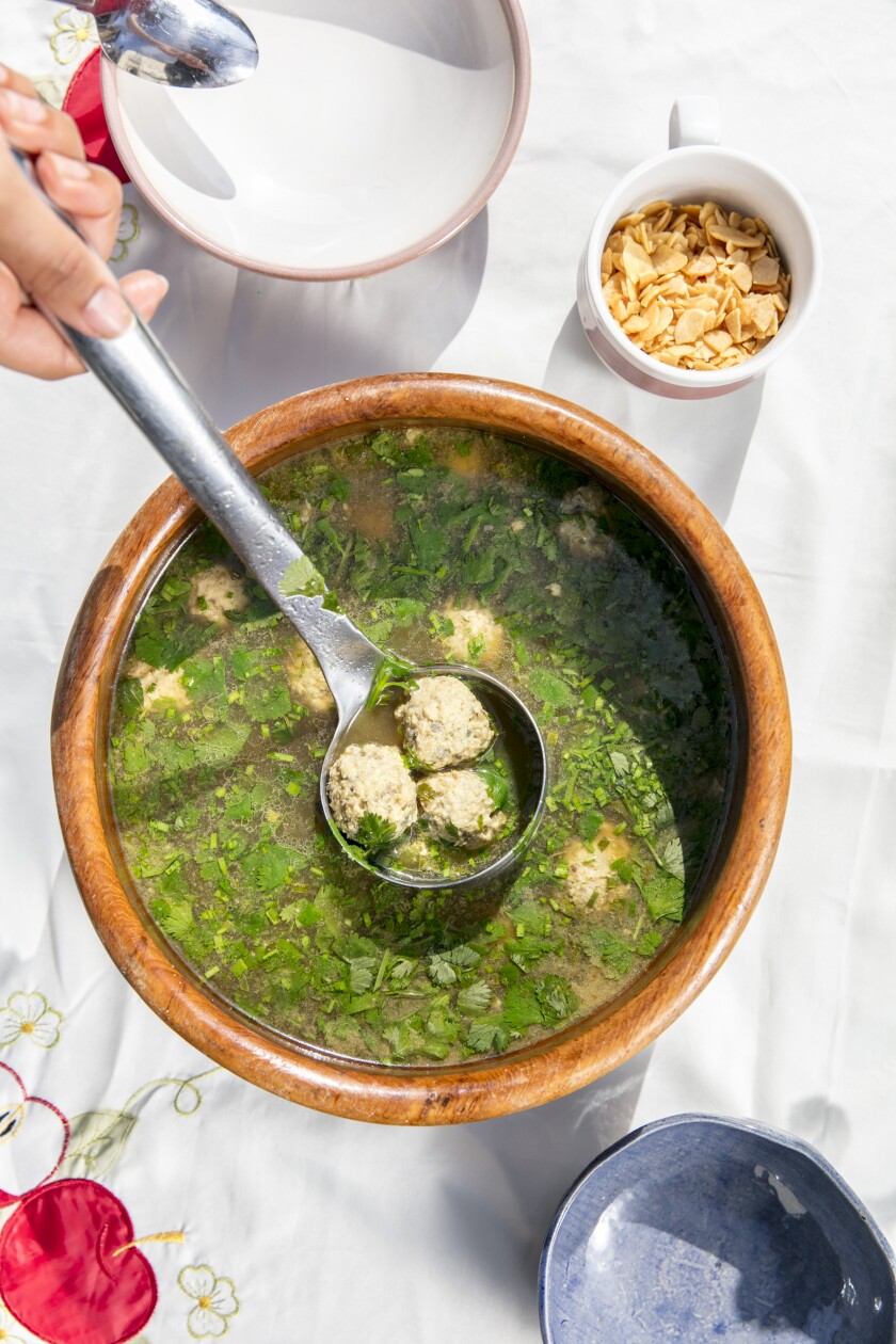 Charred onion broth