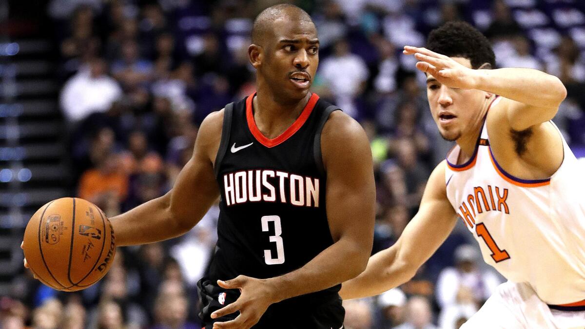 The injury-plagued Rockets are 13-0 when Chris Paul starts alongside James Harden, Trevor Ariza, Ryan Anderson and Clint Capela.