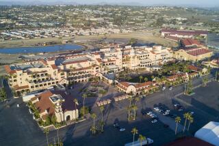 The heart of the Del Mar fairgrounds at sunset on Monday, January 14, 2020.