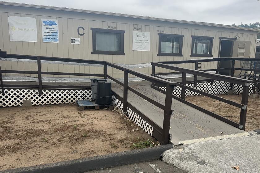 The Community Food Connection’s ramp that is used to support rolling carts during food distributions needs repair.