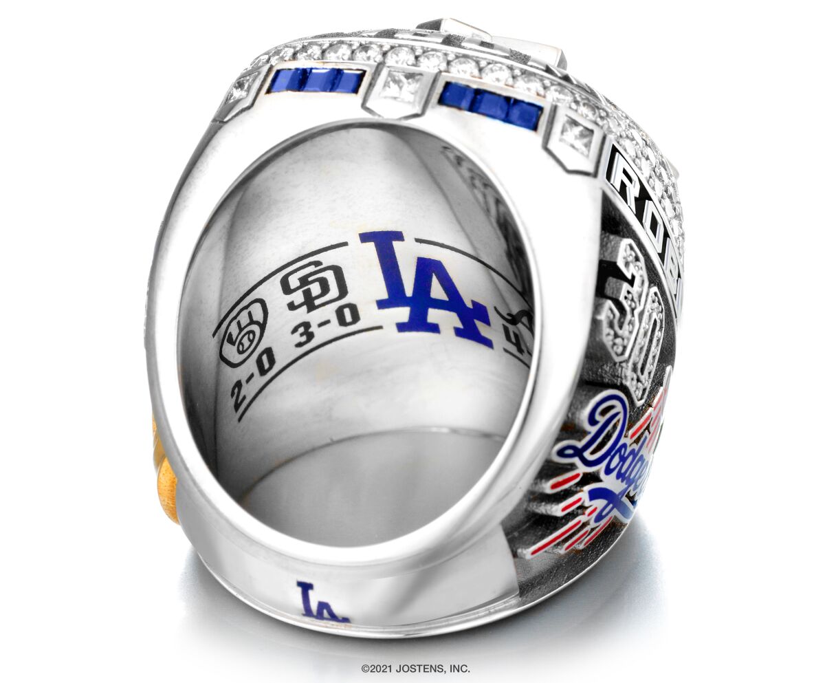 Dodgers 2020 World Series ring.