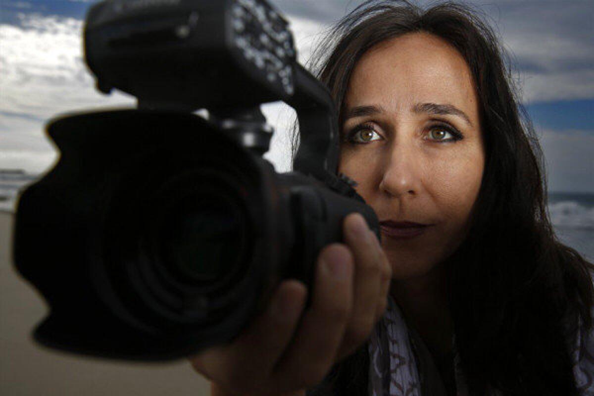 Documentary filmmaker Gabriela Cowperthwaite on a Los Angeles beach in November 2013. Her film "Blackfish" has changed the way she looks at the world, she says.