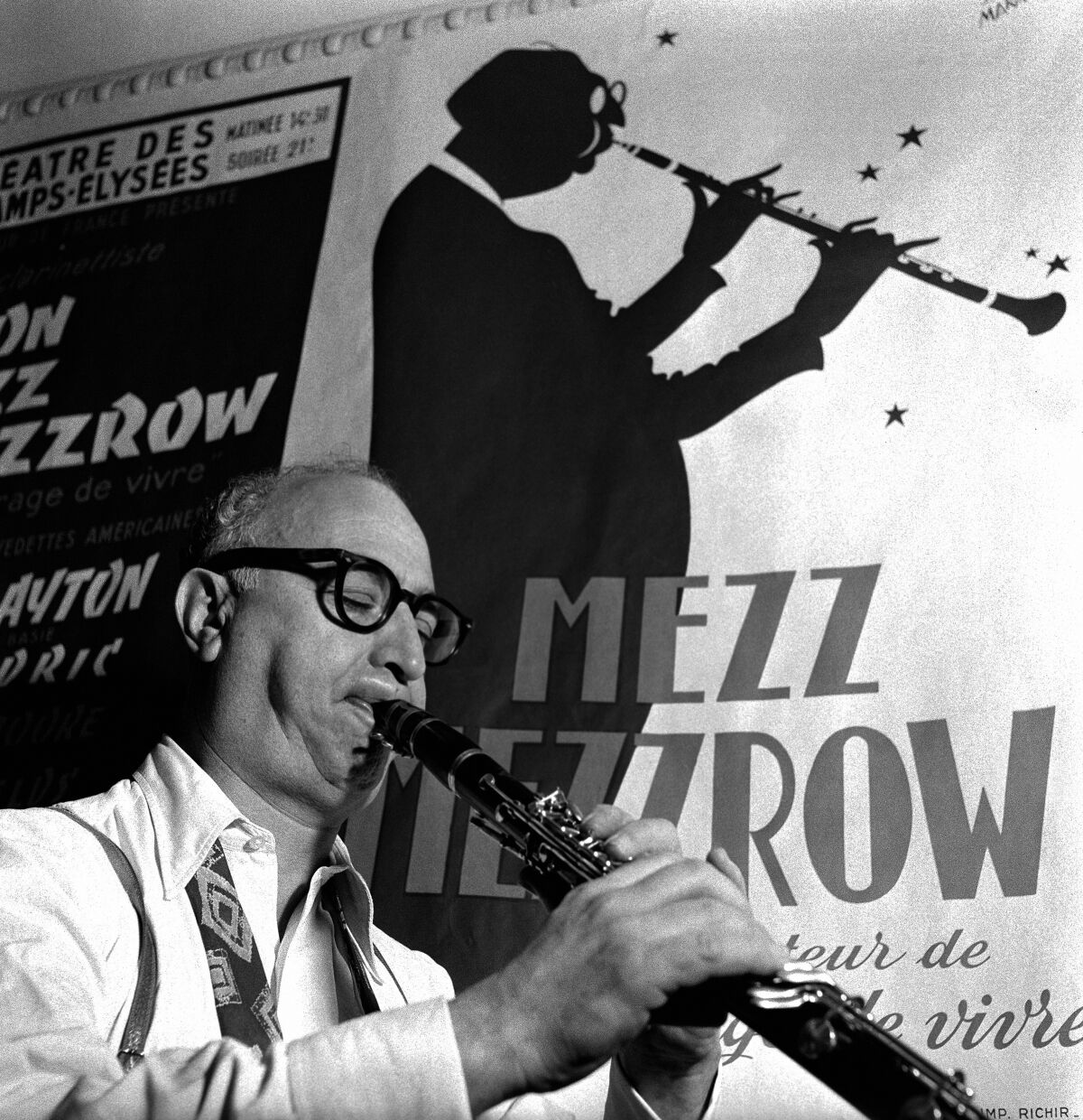 Jazz clarinet great Mezz Mezzrow, 