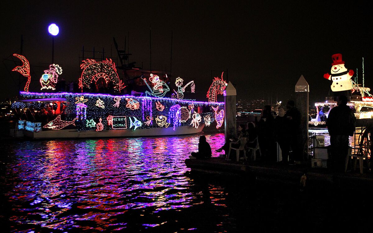 The Newport Beach Christmas Boat Parade.
