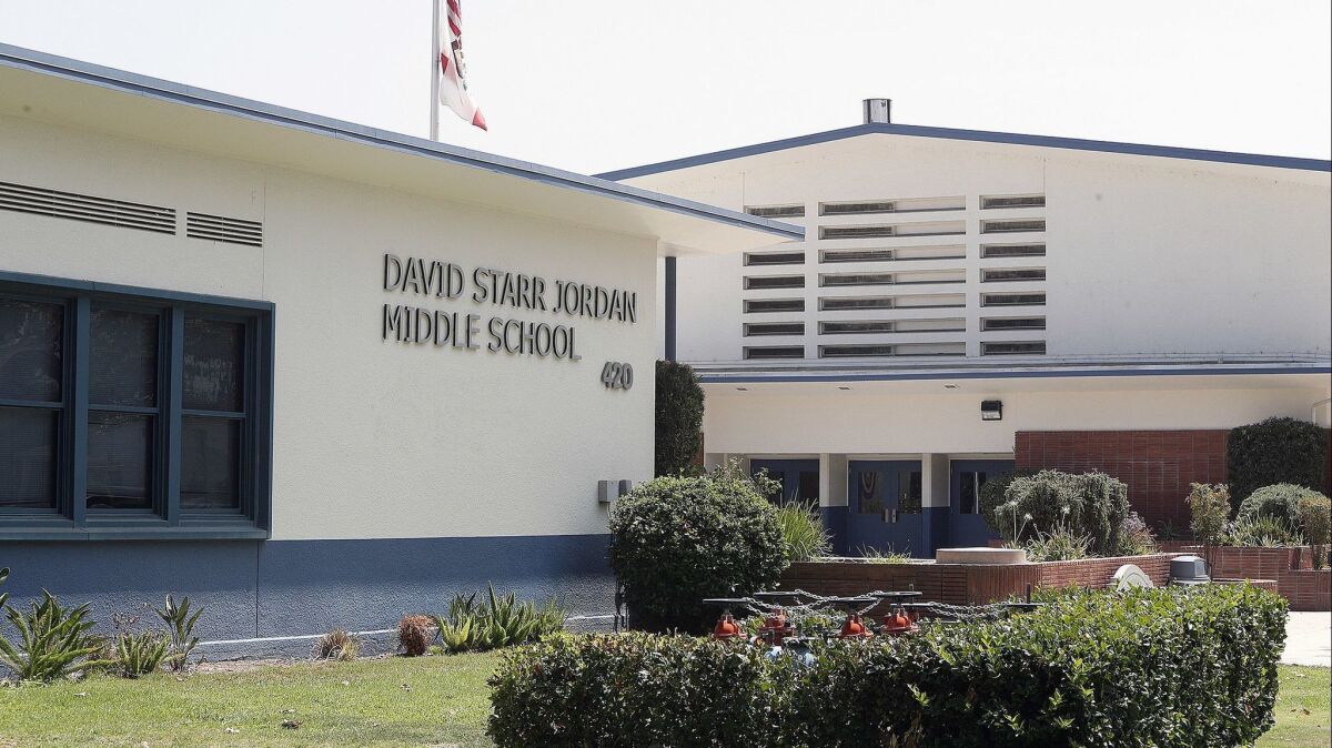 Seventy years after David Starr Jordan Middle School was christened, Burbank residents will have input on whether the institution should change its name. The Burbank Unified naming facilities committee will meet at district headquarters and hold talks on whether to drop Jordan.