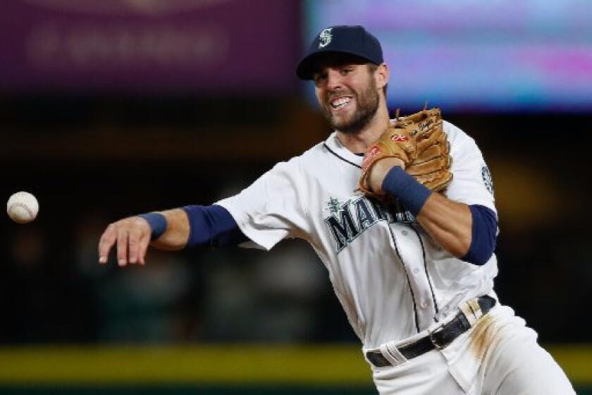The Dodgers acquired infielder Chris Taylor from the Mariners last week via trade.