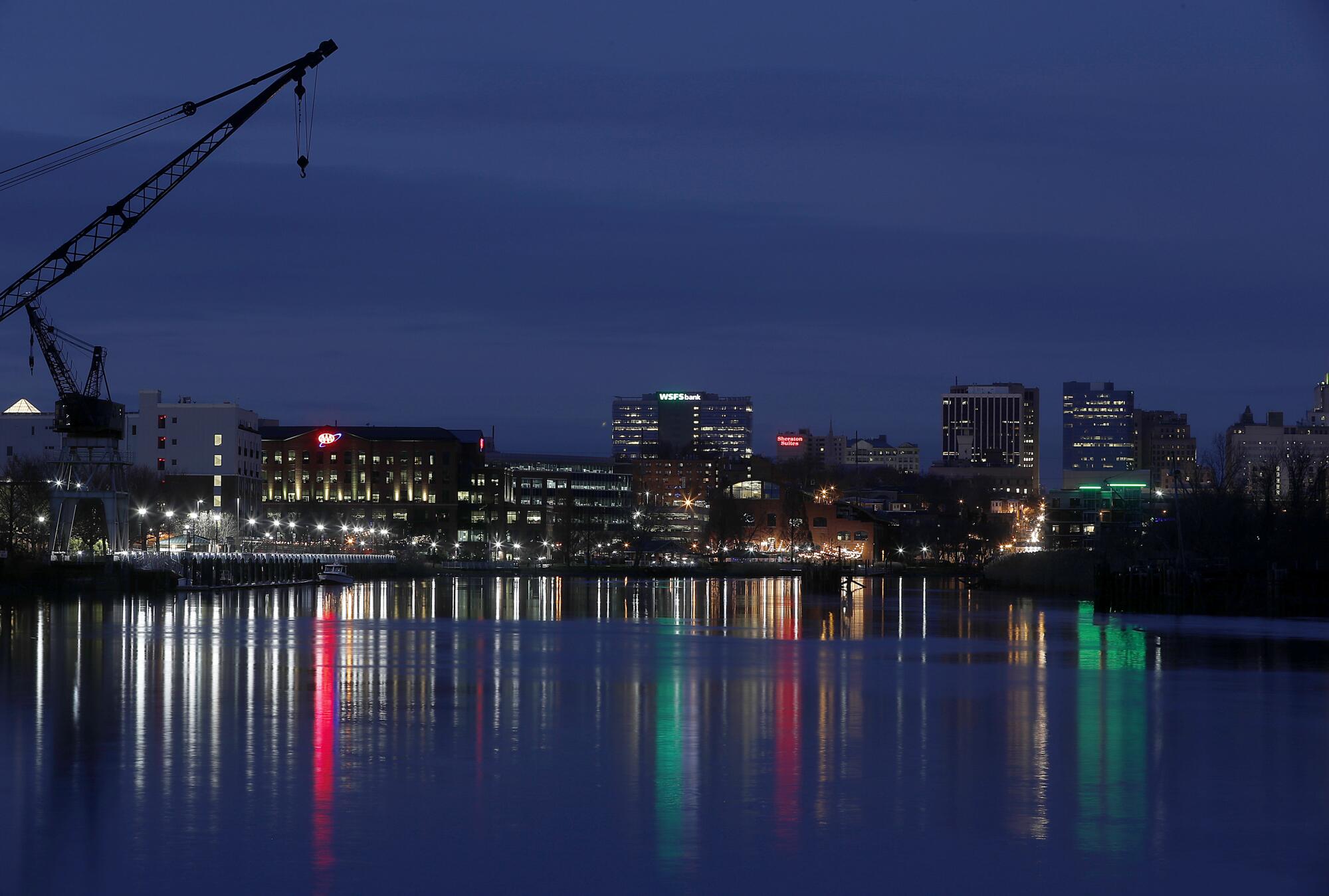 The Christina River in Wilmington, Del.