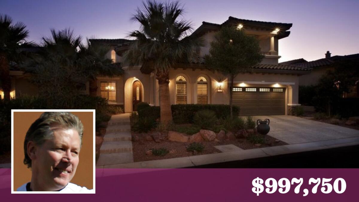 Former Los Angeles Dodgers pitcher Orel Hershiser has listed his home in Las Vegas for sale at about $1 million.