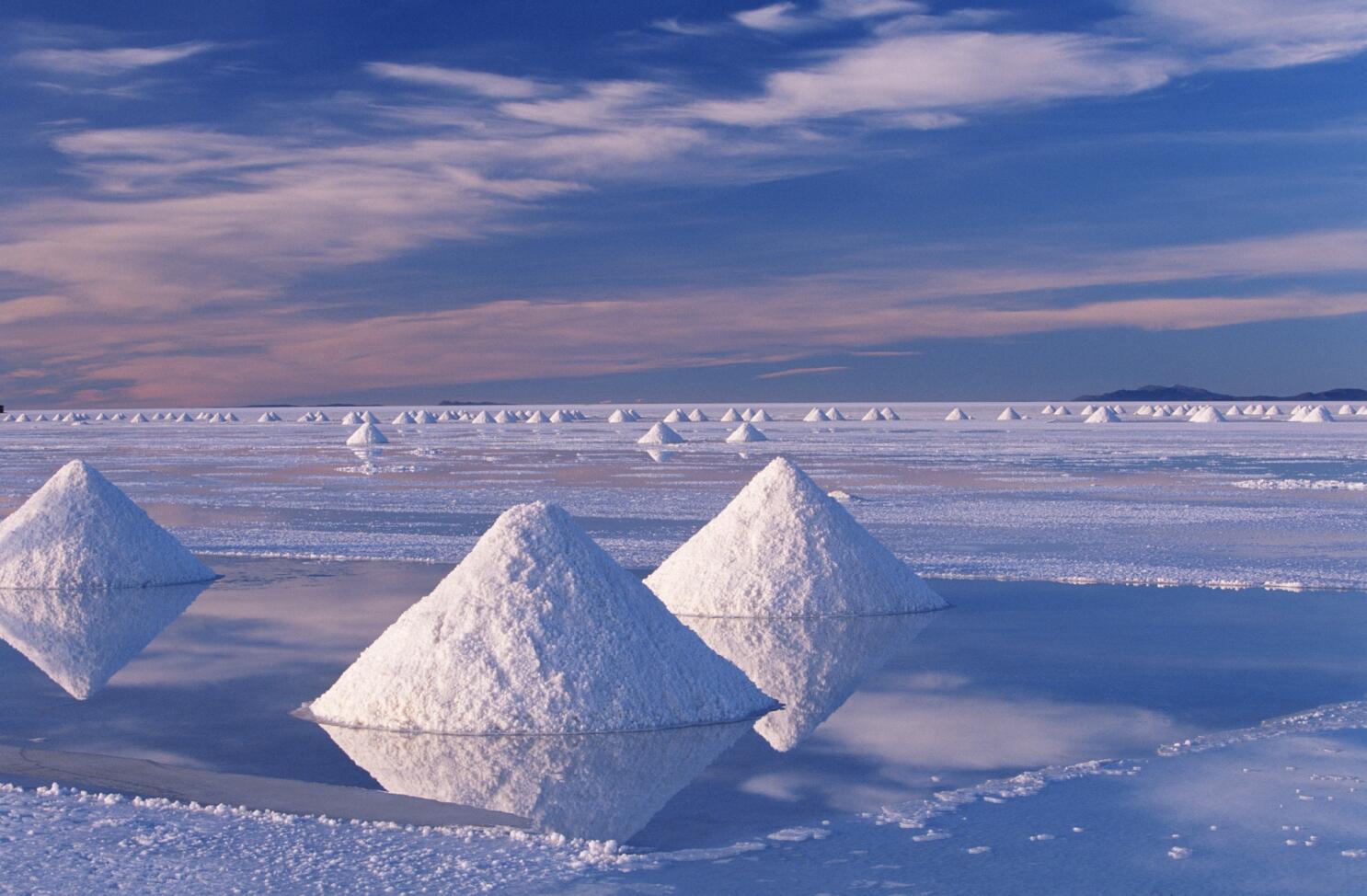 Reflective Surface of Salt Flats