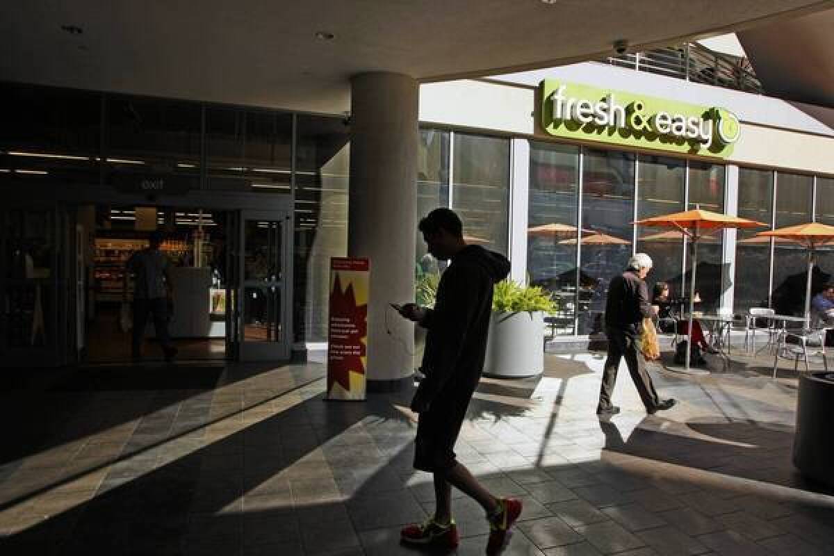 A Fresh & Easy store in Hollywood. The chain's parent, Tesco, said it is pulling out of the U.S.
