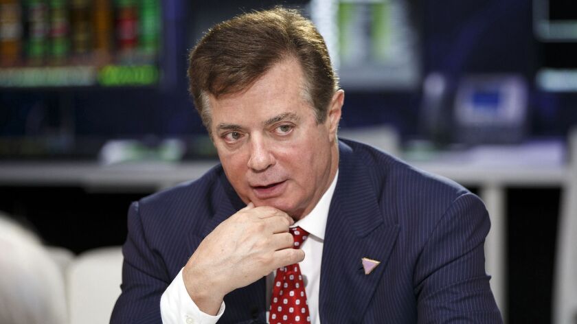 Paul Manafort at the Republican National Convention in Cleveland in July 2016.