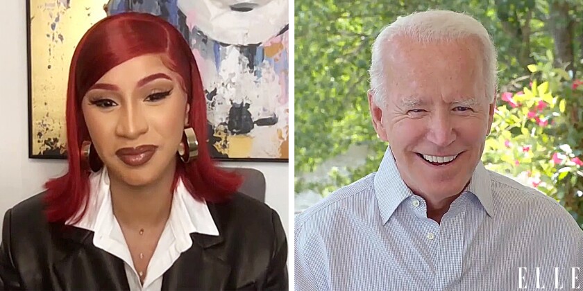 Rapper Cardi B recently talked politics, pandemic and more with Democratic presidential candidate Joe Biden.