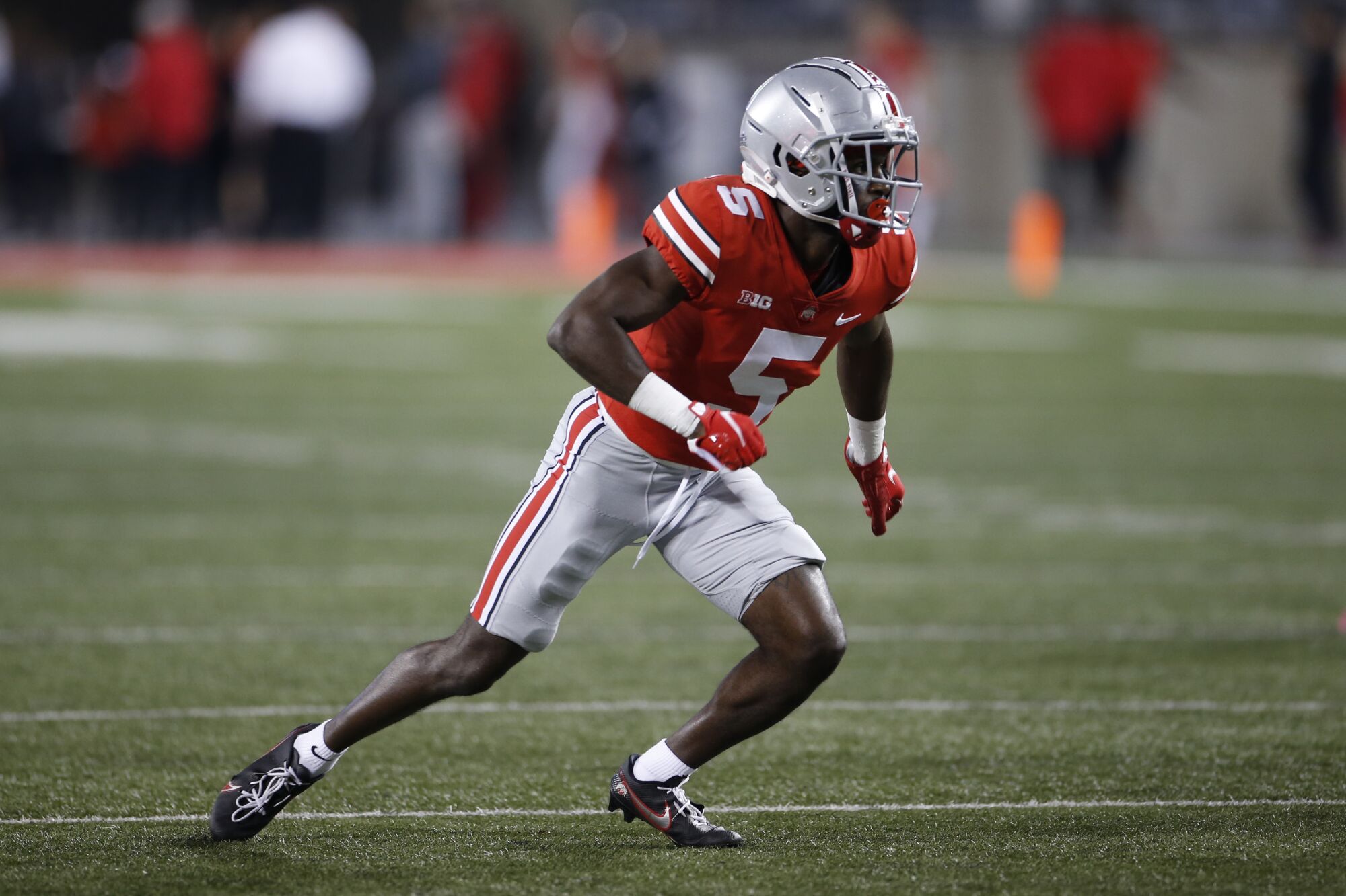 Ohio State safety Marcus Williamson plays against Akron on Sept. 25.