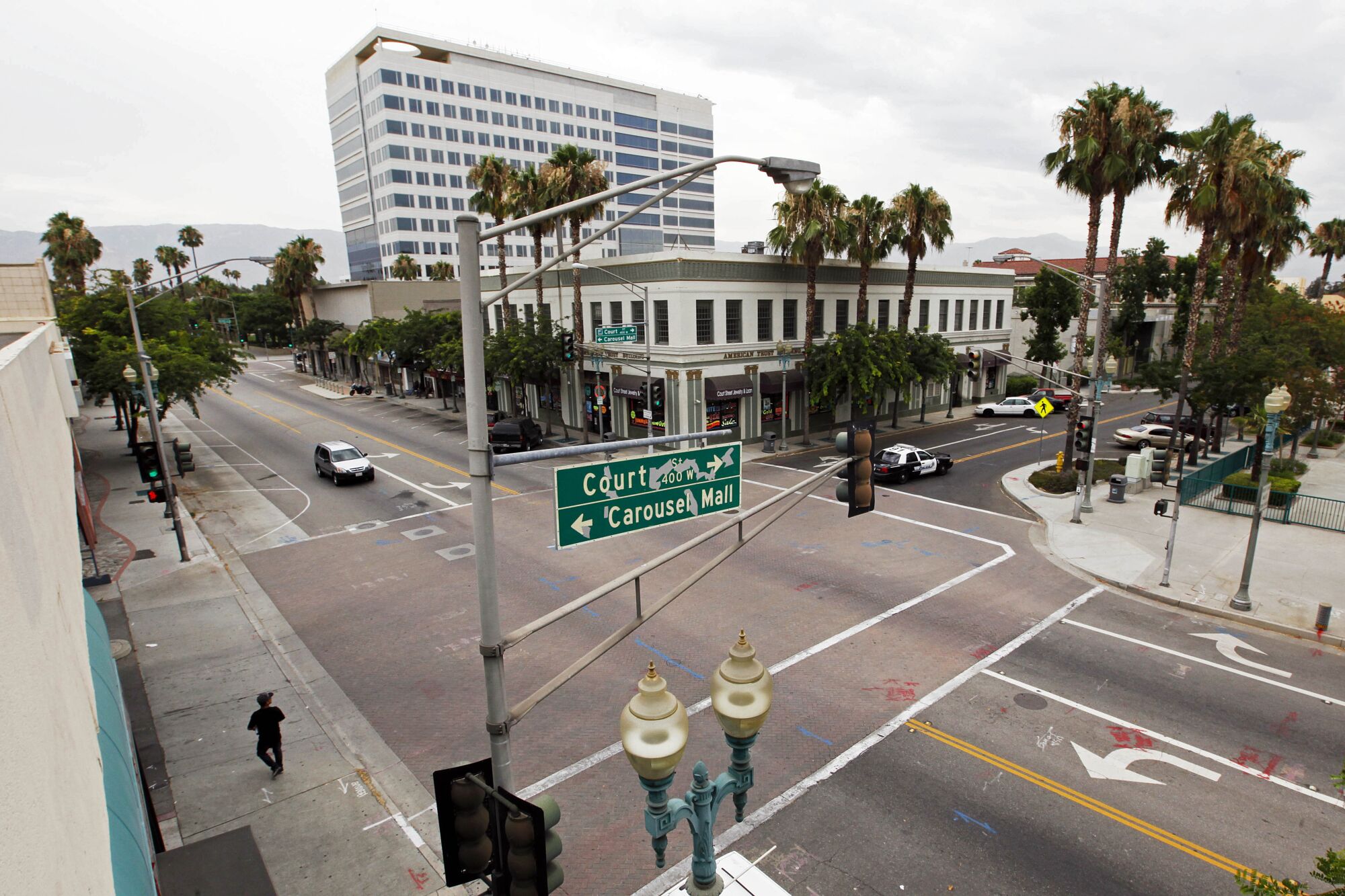 Downtown San Bernardino, Calif., is seen on July 12, 2012.