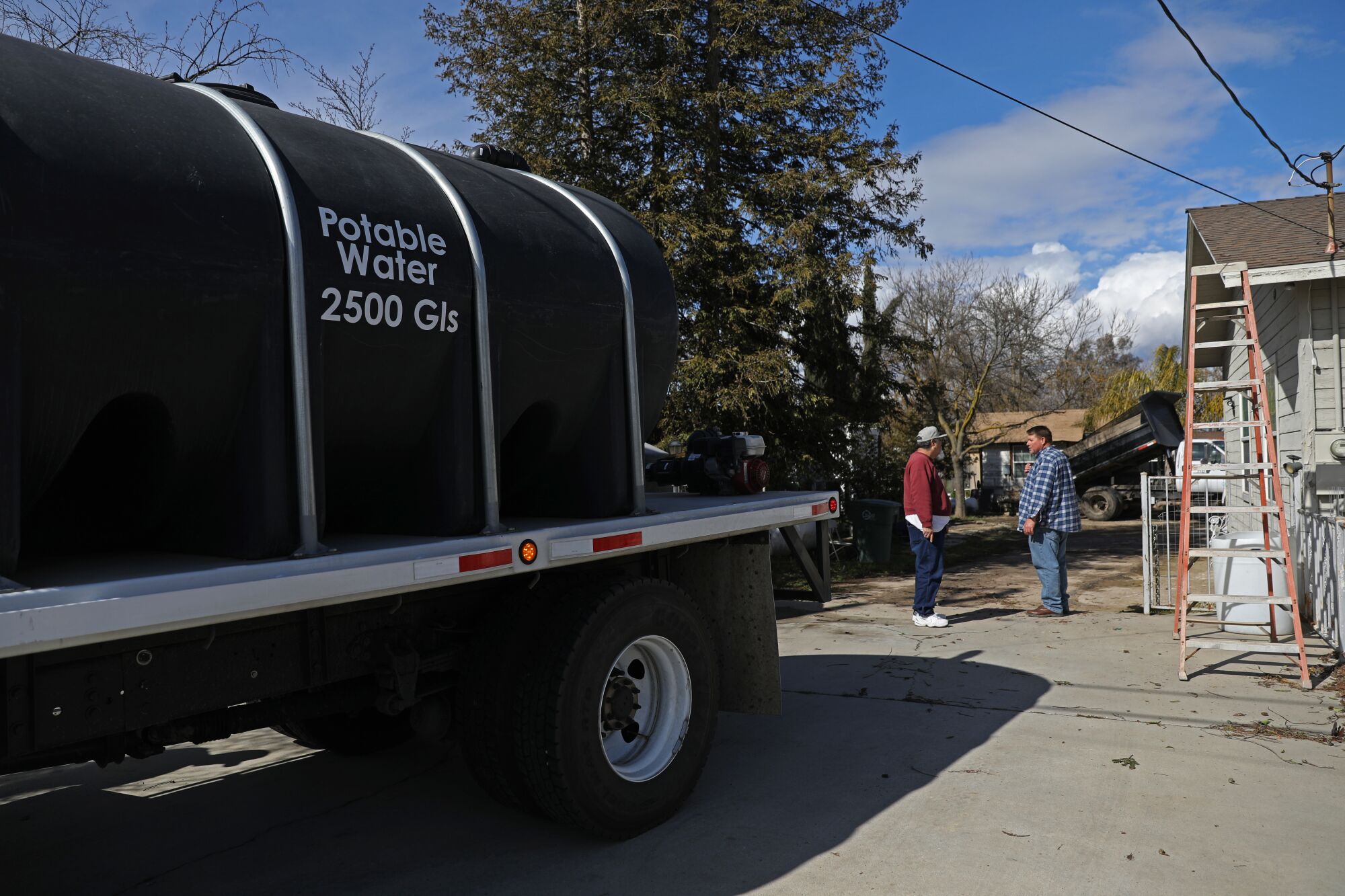 A new well was drilled at a home in the Tombstone neighborhood in Fresno County.