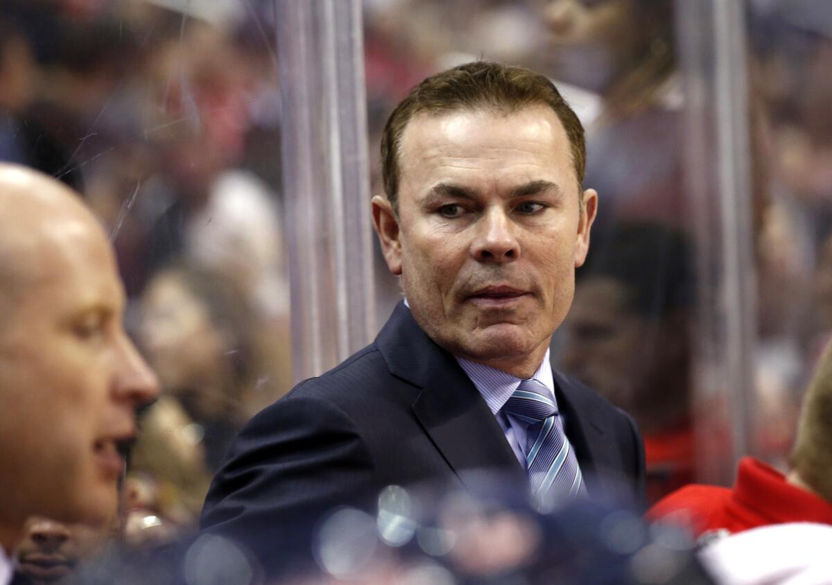 Adam Oates had a record of 65-48-17 in his two seasons as coach of the Capitals.