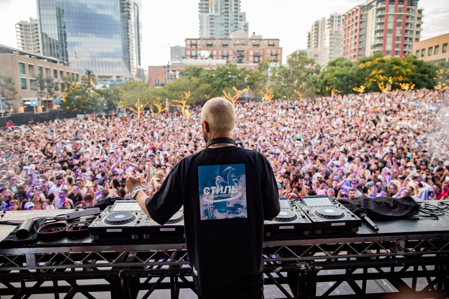 Some San Diegans celebrated their independence at Petco Park for the sold out Black Book in the Park with headliner Chris Lake on Sunday, July 4, 2021.