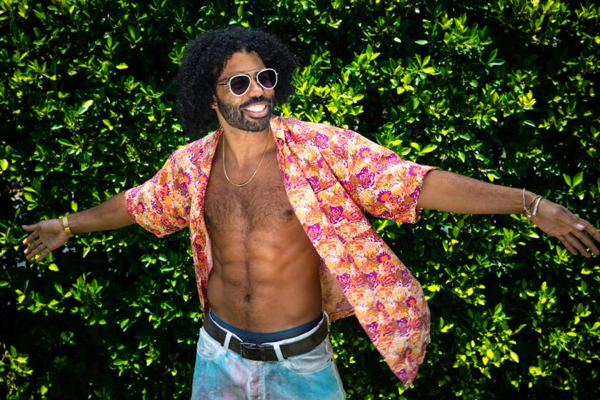 LOS ANGELES, CA - MAY 20: Actor, rapper and songwriter Daveed Diggs is photographed in promotion of his new TV show, "Snowpiercer" and in advance of the launch of the movie version of "Hamilton," this July on Disney+, at his home in Los Angeles, CA, Wednesday, May 20, 2020, during the coronavirus pandemic. (Jay L. Clendenin / Los Angeles Times)