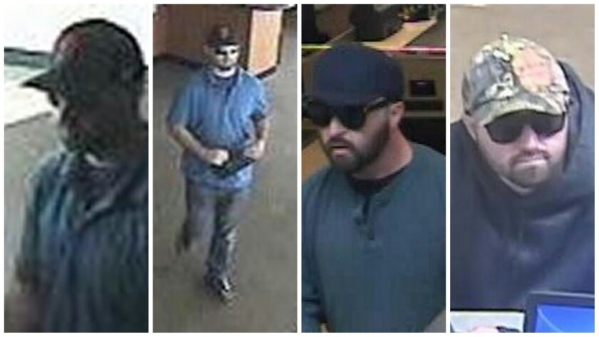The "Bearded Bandit" was reportedly caught without his famous whiskers Wednesday night in Northern California. The FBI said he has robbed 11 banks since February.
