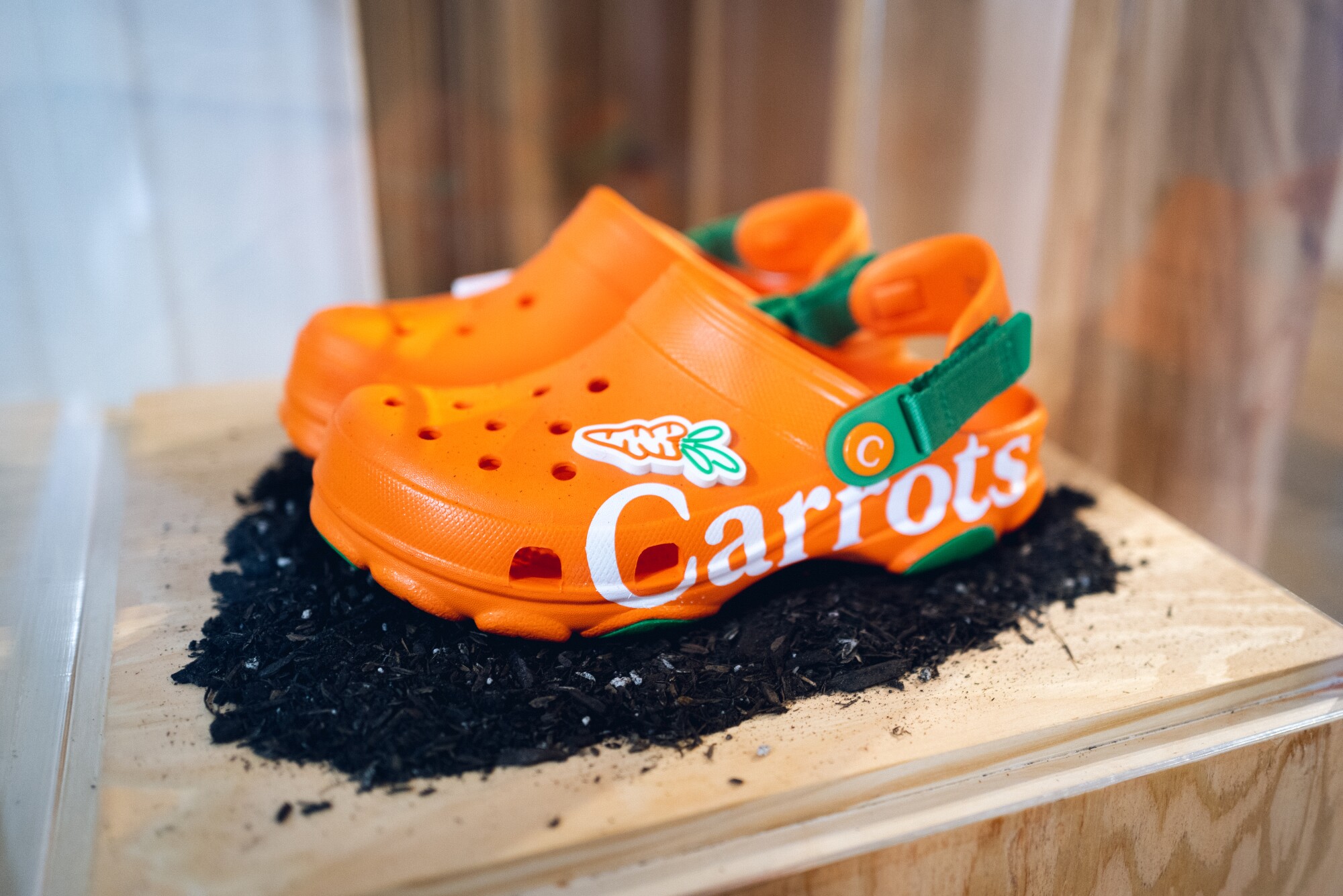 Carrots is known for his collaborations, including this one with Crocs.