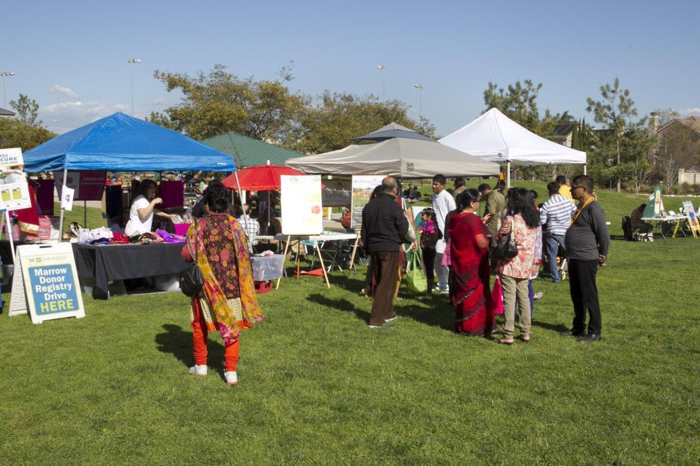 Ocean Air park in Carmel Valley hosted the Indian cultural event