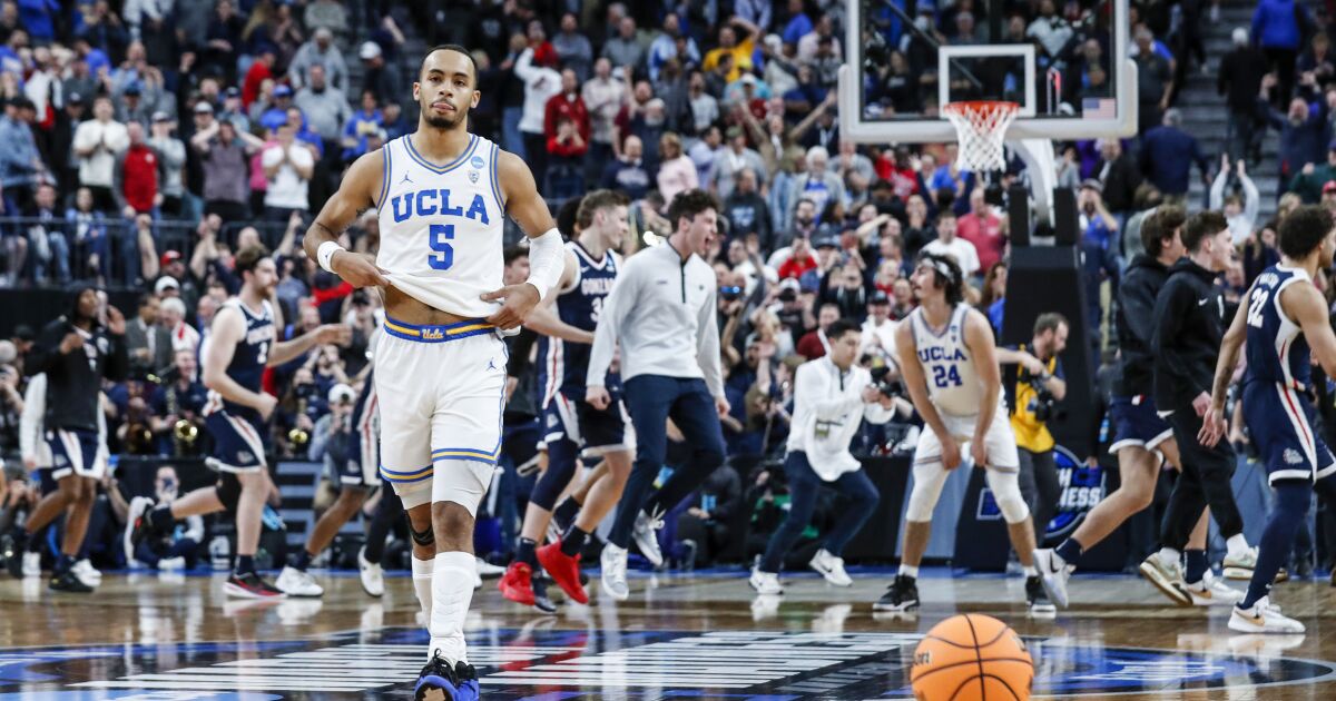 Jubilation turns into heartbreak as UCLA loses to Gonzaga again in NCAA tournament