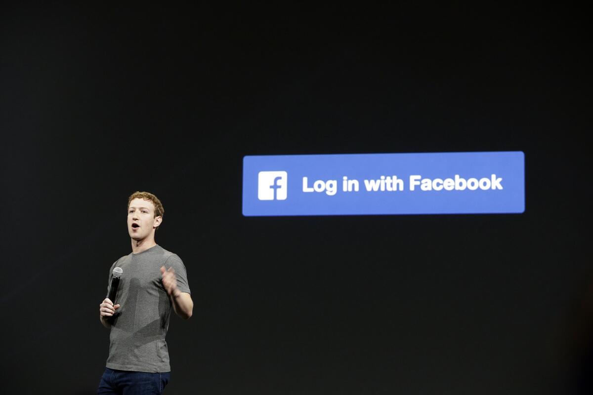 Facebook Chief Executive Mark Zuckerberg.