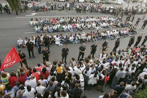 Protest street