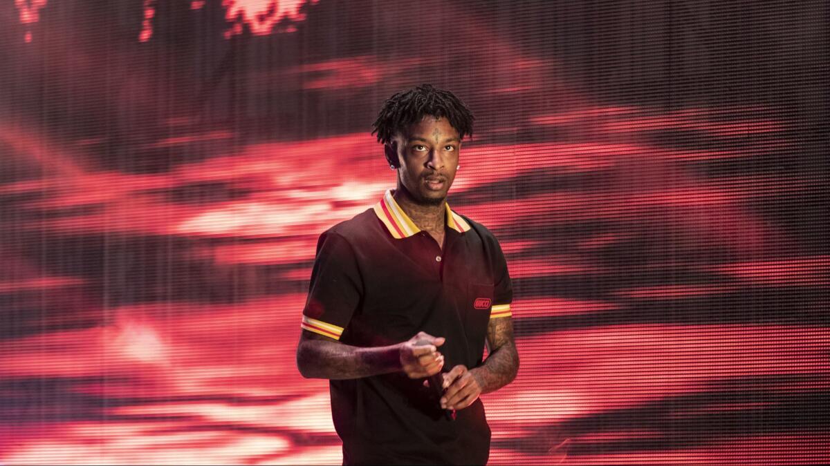 21 Savage opened the show.