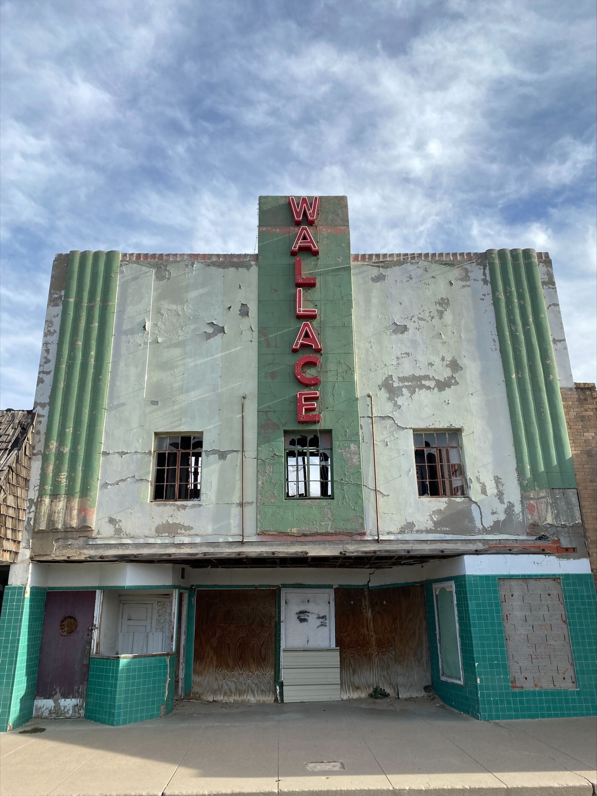 The Wallace Theatre sits on Muleshoe's Main Street.