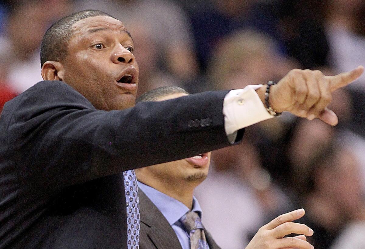 Clippers Coach Doc Rivers won an NBA title with the Boston Celtics in 2008.