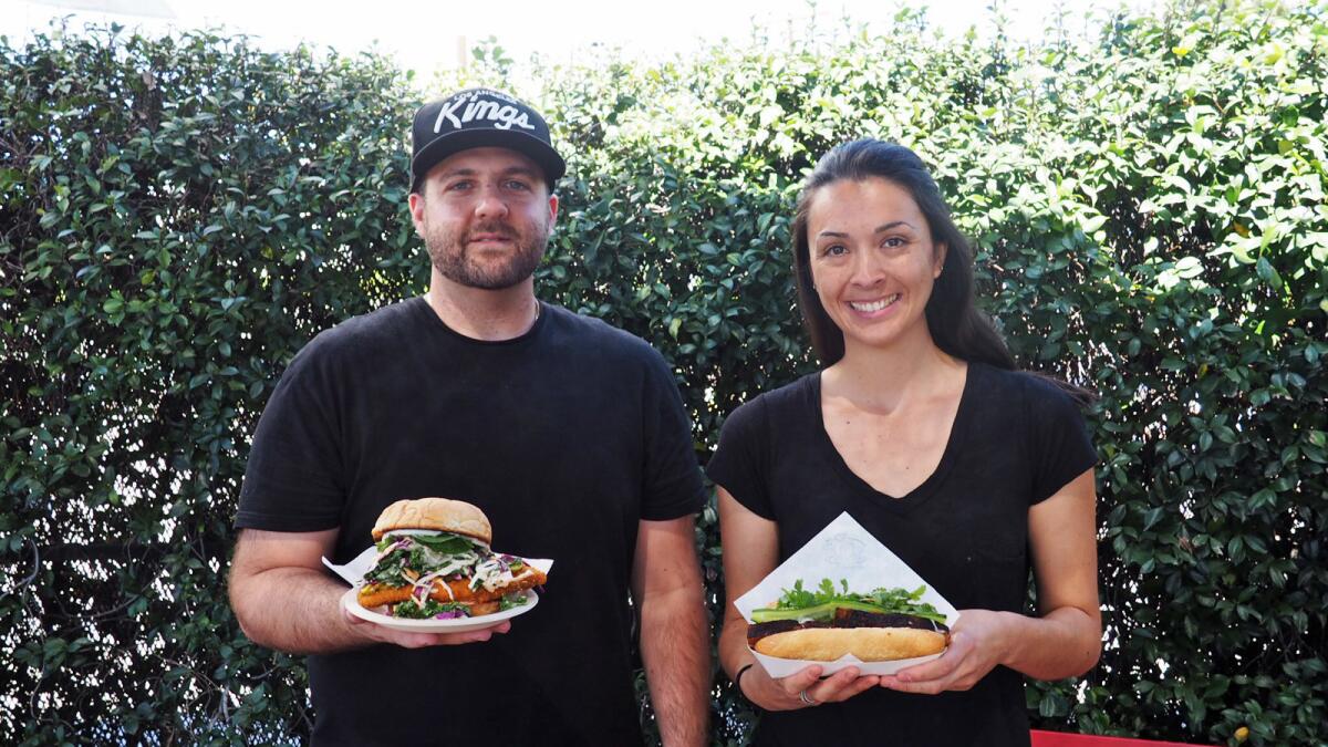 Armen Piskoulian and Casey Felton are behind Banh Oui, a banh mi pop-up in Silver Lake and downtown.