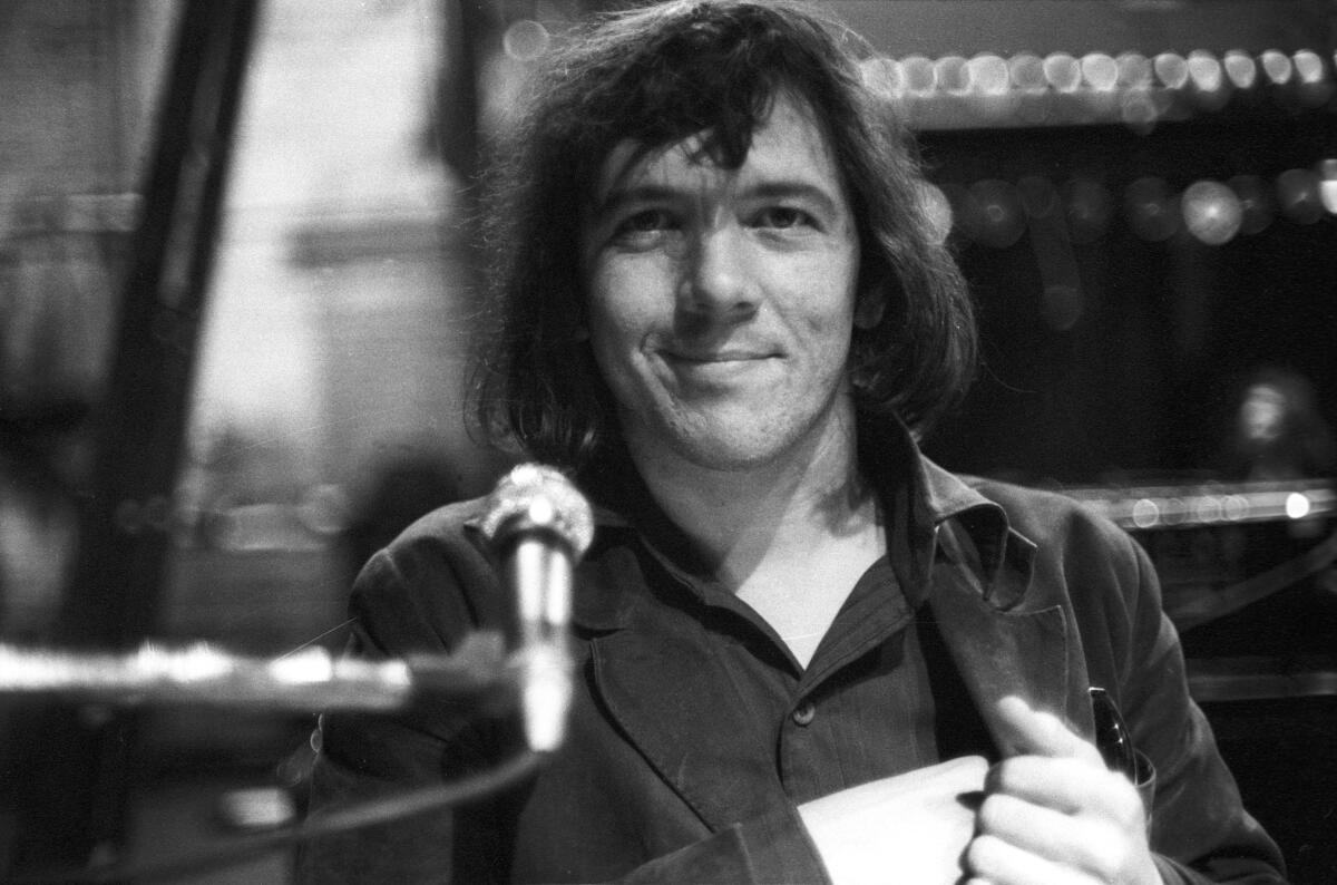 Singer and keyboardist Doug Ingle of Iron Butterfly performs onstage at the Fillmore East.