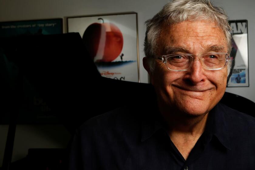 PACIFIC PALISADES, CA-JULY 27, 2017: Veteran singer-songwriter-composer Randy Newman is photographed inside his studio at his home in Pacific Palisades on July 27, 2017. Newman is releasing his first new studio album in nine years, "Dark Matter," on August 4, 2017. (Mel Melcon/Los Angeles Times)