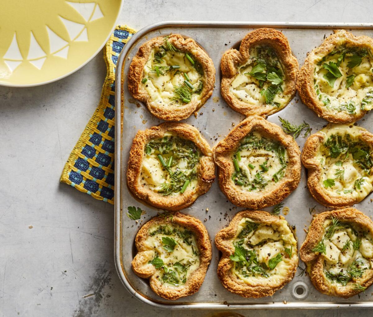 These quiches rise like a souffle.