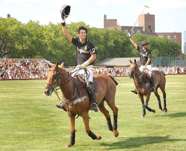 By 2005 Figueras had become the face of the Ralph Lauren Black Label clothing line and the Polo Black fragrance line. By 2007, Polo Ralph Lauren was the corporate sponsor of the Black Watch polo team he captained. Above, the 33-year-old Argentine rides in the second annual Veuve Clicquot Manhattan Polo Classic VIP party in May on Governors Island.