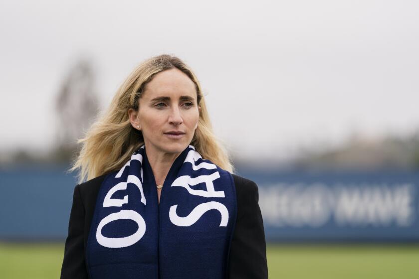 San Diego Wave FC Sporting Director and General Manager Camille Ashton 