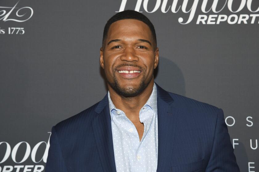 Michael Strahan attends The Hollywood Reporter's annual Most Powerful People in Media cocktail reception at The Pool on Thursday, April 11, 2019, in New York. (Photo by Evan Agostini/Invision/AP)