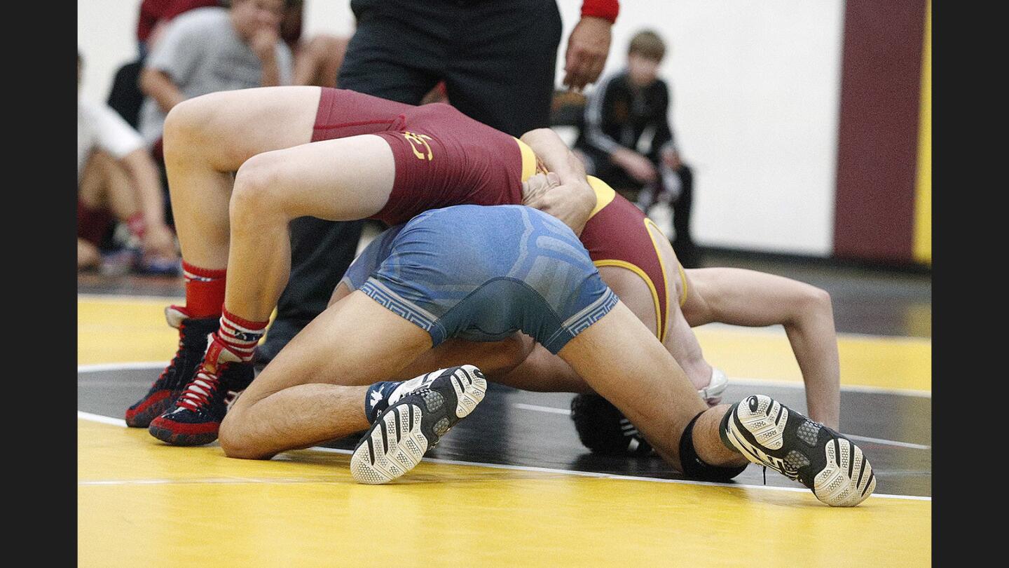 Photo Gallery: La Canada vs. San Marino in Rio Hondo wrestling season opener